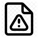 File Error Warning Broken Icon
