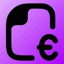 Euro Datei Symbol