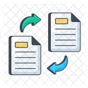 File Exchange Information Exchange Document Exchange Icon