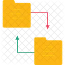 File Exchange File Sharing Document Exchange Icon