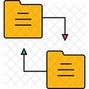 File Exchange File Sharing Document Exchange Icon
