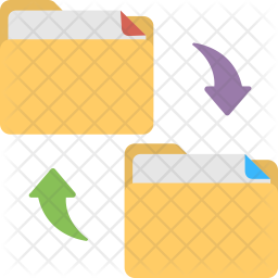 File Exchanging Icon png