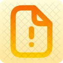 File Exclamation Document File Icon