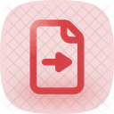 File Export In Lc Icon