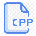 File Extention Cpp Document Paper Icon