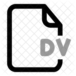 File extention dv  Icon