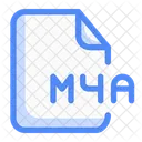 File Extention Ma Document Paper Icon