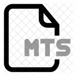 File extention mts  Icon