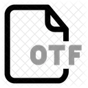 File Extention Otf Document Profile Icon