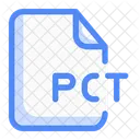 File Extention Pct Document Paper Icon