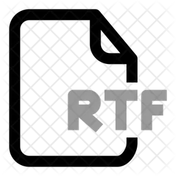 File extention rtf-  Icon
