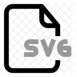 File extention svg  Icon