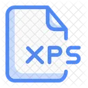 파일 확장자 Xps 문서 종이 아이콘