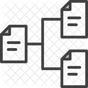 File Flow Chart  Icon