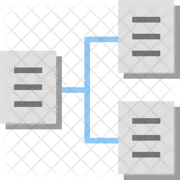 File Flow Chart  Icon