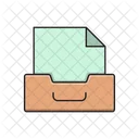 Archive Document Cabinet Icon