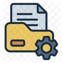 File Folder Management Setting Icon