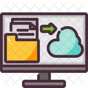 File Folder Upload  Icon