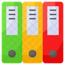 File Folders Binders Icon