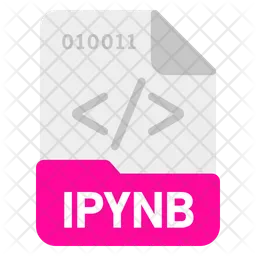 File format ipynb file-  Icon
