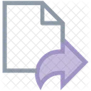 File Forward Arrow Icon