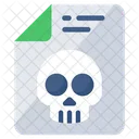 File Hacking Cybercrime Cyber Attack Icon
