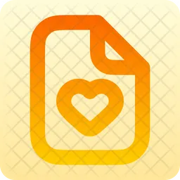 File-heart  Icon