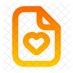 File-heart  Icon