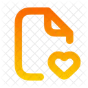 File Heart Alt Icon