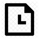 File Reminder Document Reminder Document History Icon