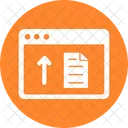 File Hosting File Upload Upload Online Icon