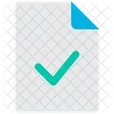 Ecommerce File Checkmark Icon