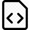 File Code Code Files Angle Programming File Bracket Programming Line Icon