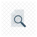 File Paper Search Document Icon