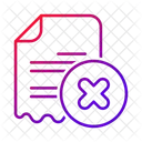 File Remove Uninstall Icon