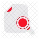 File Search Magnifying Glass Icon