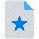 Ecommerce File Star Icon