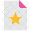 Ecommerce File Star Icon