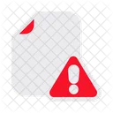 File Warning Document Icon