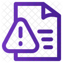 File Alert Document Icon
