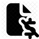 File Document Dollar Icon