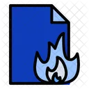 File Data Fire Icon