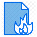 File Data Fire Icon