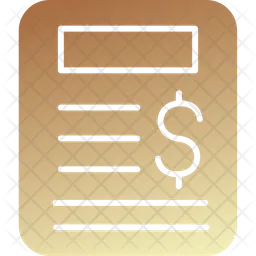 File invoice  Icon