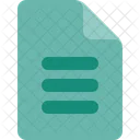 File Lines Document Icon
