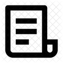 File List List Text Icon