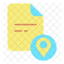 Mfile Location Map File Location Document Location Icon