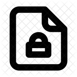 File Lock  Icon
