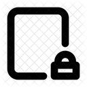 File Lock  Symbol