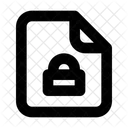 File Lock  Symbol